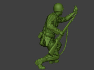 american soldier ww2 m7 grenade2 a10 3D Print Model