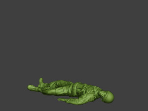 american soldier ww2 killed a11 Modelo de impresión 3D