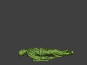 american soldier ww2 killed a11 Modelo de impresión 3D
