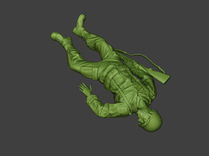 american soldier ww2 killed a11 Modelo de impresión 3D