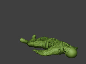 american soldier ww2 killed a11 Modelo de impresión 3D