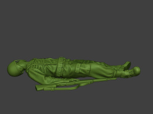 american soldier ww2 killed a11 Modelo de impresión 3D
