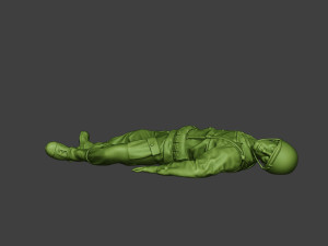 american soldier ww2 killed a11 Modelo de impresión 3D