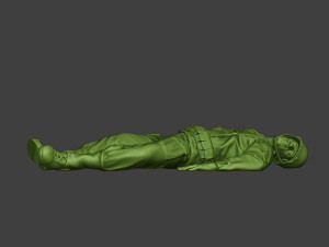 american soldier ww2 killed a11 Modelo de impresión 3D