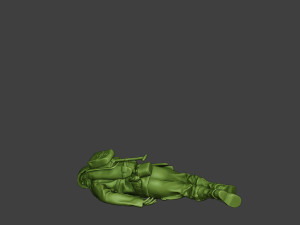 american soldier ww2 killed2 a11 3D Принт Модель