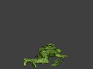 american soldier ww2 killed2 a11 3D Print Model