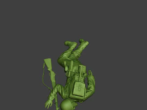 american soldier ww2 killed2 a11 3D Print Model