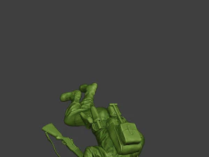 american soldier ww2 killed2 a11 3D Print Model