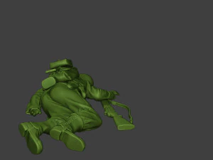 american soldier ww2 killed2 a11 3D Print Model