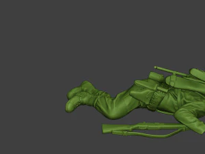 american soldier ww2 killed2 a11 3D Print Model