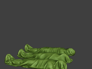 american soldier ww2 tombs and corpses a11 3D-printmodel