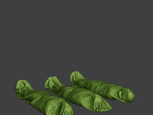 american soldier ww2 tombs and corpses a11 3D Print Model