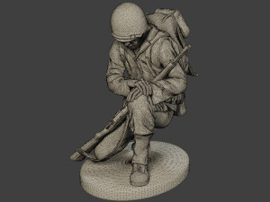 american soldiers ww2 a11 pack 1 3D Принт Модель