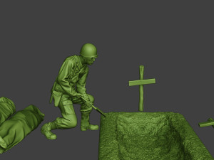 american soldiers ww2 a11 pack 1 3D Принт Модель