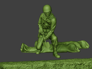 american soldiers ww2 a11 pack 1 3D Принт Модель