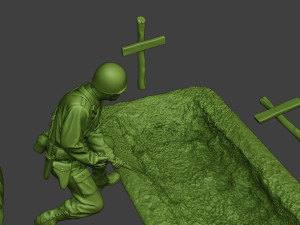 american soldiers ww2 a11 pack 1 3D Принт Модель