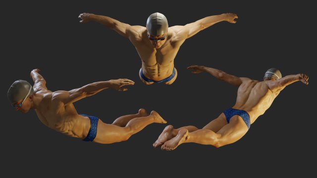 swwimming pool male acc 3140 0006 3D Model .c4d .max .obj .3ds .fbx .stl .blend 