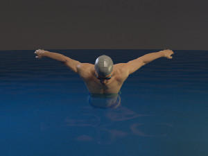 swwimming pool male acc 3140 0006 3D Model