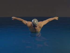 swwimming pool male acc 3140 0006 3D Model