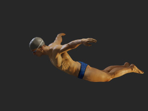 swwimming pool male acc 3140 0006 3D Model