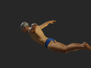 swwimming pool male acc 3140 0006 3D Model