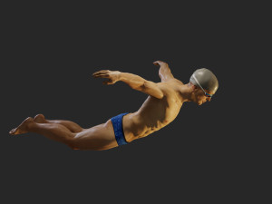 swwimming pool male acc 3140 0006 3D Model