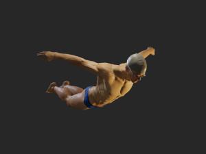 swwimming pool male acc 3140 0006 3D Model