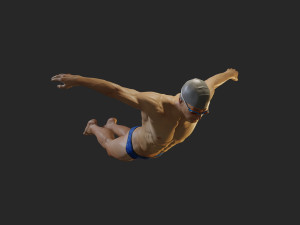 swwimming pool male acc 3140 0006 3D Model