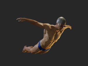 swwimming pool male acc 3140 0006 3D Model