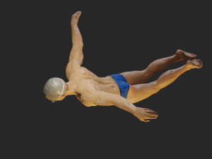 swwimming pool male acc 3140 0006 3D Model