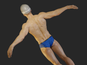 swwimming pool male acc 3140 0006 3D Model