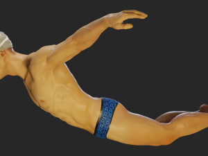 swwimming pool male acc 3140 0006 3D Model