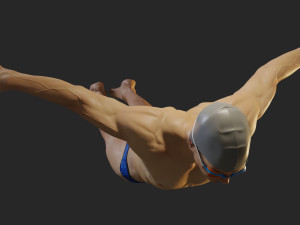 swwimming pool male acc 3140 0006 3D Model
