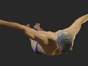 swwimming pool male acc 3140 0006 3D Model