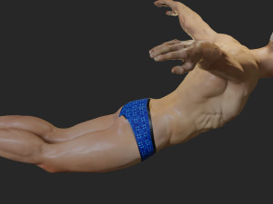 swwimming pool male acc 3140 0006 3D Model