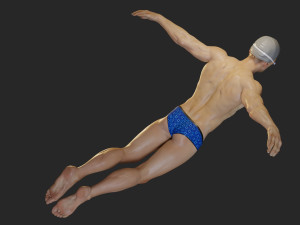 swwimming pool male acc 3140 0006 3D Model