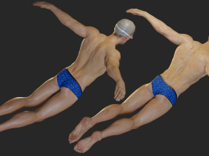 swwimming pool male acc 3140 0006 3D Model