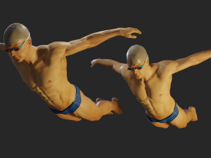 swwimming pool male acc 3140 0006 3D Model