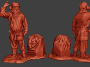 santa claus print p1 Modelo de impresión 3D