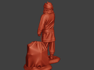santa claus print p1 Model Cetak 3D
