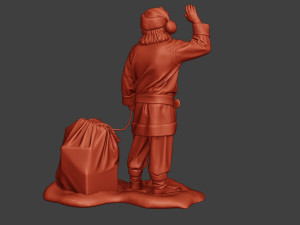 santa claus print p1 Model Cetak 3D
