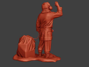 santa claus print p1 3D Print Model