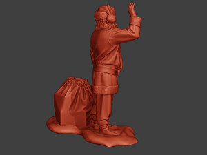 santa claus print p1 Model Cetak 3D