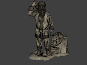 santa claus print p1 3D Print Model