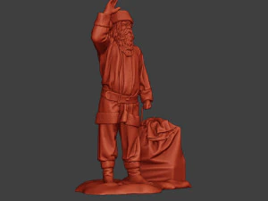 santa claus print p1 3D Print Model
