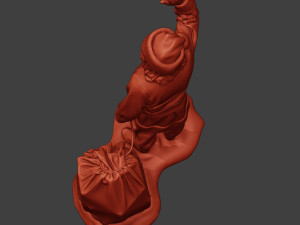 santa claus print p1 Model Cetak 3D