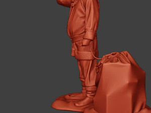 santa claus print p1 3D Print Model