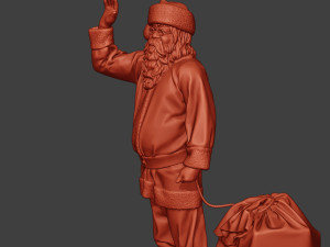 santa claus print p1 Model Cetak 3D