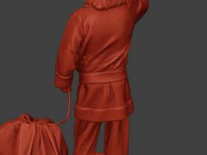 santa claus print p1 Model Cetak 3D