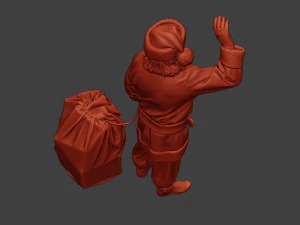santa claus print p1 3D Print Model